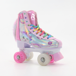 Nuevo material láser de diseño de cola patinaje patinador patinador para niños