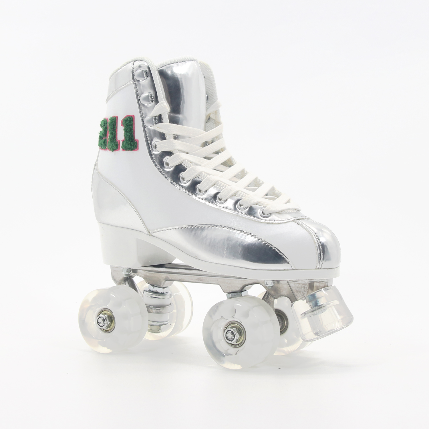OEM 211 Bordado de alto grado Quad Disco Roller Skate